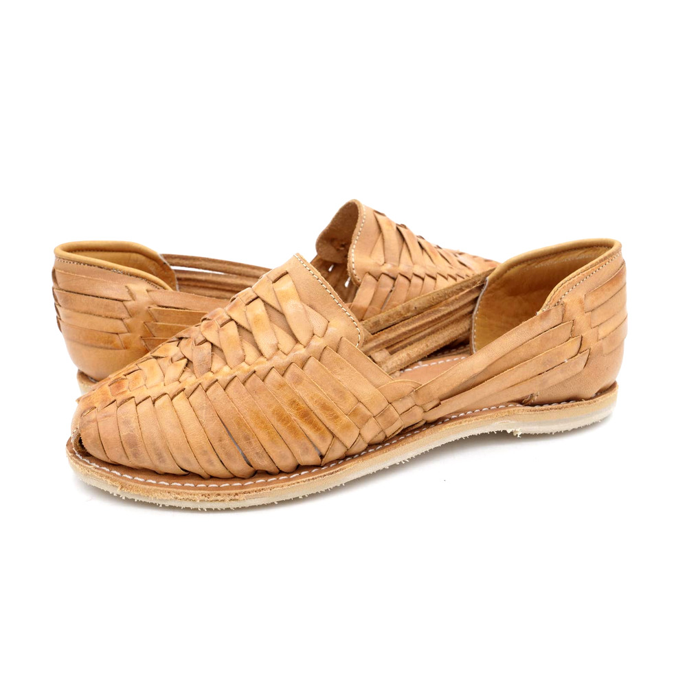 Tan Leather Flats